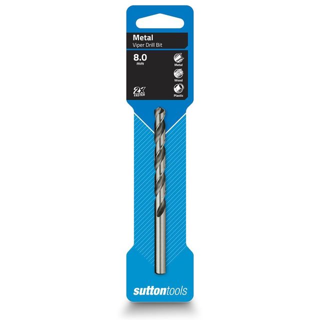 Sutton 8.0 X 117mm Hss-Bright Jobber Drill Bit - Viper