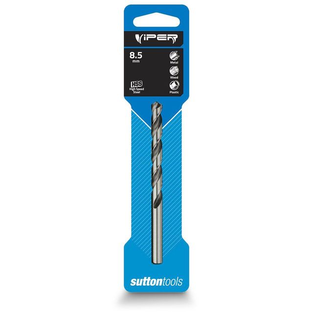 Sutton 8.5 X 117mm Hss-Bright Jobber Drill Bit - Viper