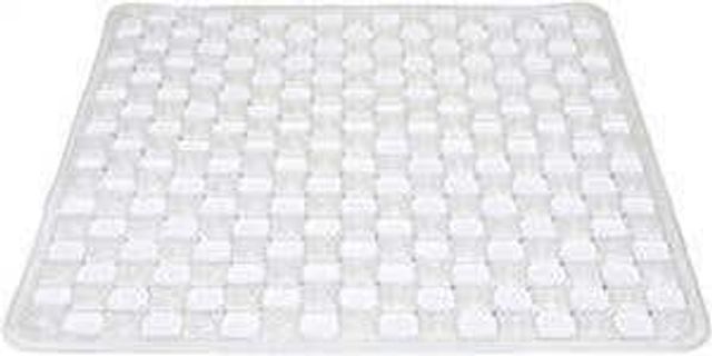 Supertex PVC Shower Mat Clear 500 x 510mm