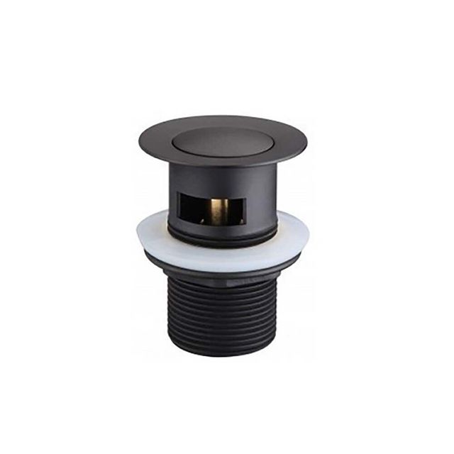 Mildon Pop Up Waste with Overflow Black 32 x 70mm