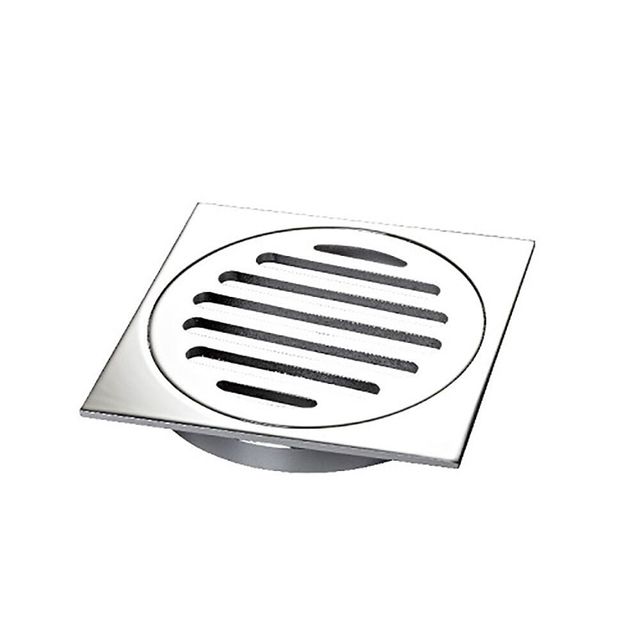 Mildon Grate Square Chrome 100mm