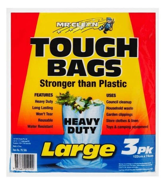 Mr Clean Tough Bag Large - 3 Pack