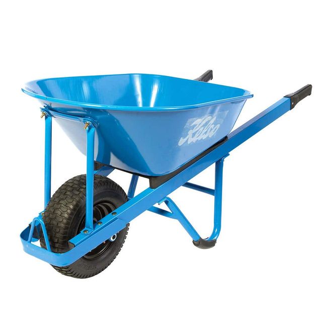 Kelso Wheelbarrow Professional Steel Tray 100L