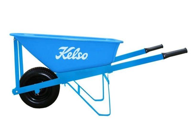 Kelso Heavy Trade Steel Tray Wheelbarrow 100L