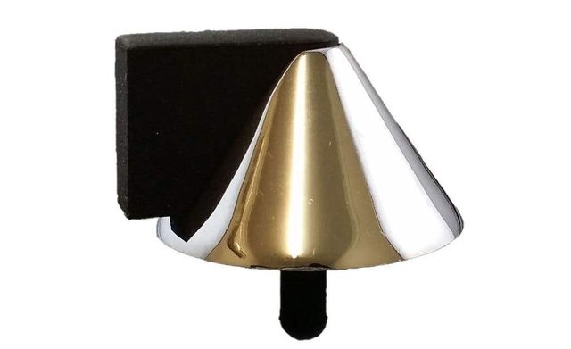 Trio Neur Cushion Doorstop Chrome Plated 25mm