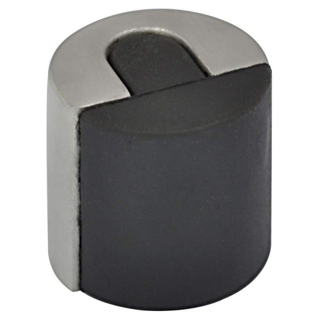 Trio Lloris Cushion Doorstop Satin Chrome 40mm