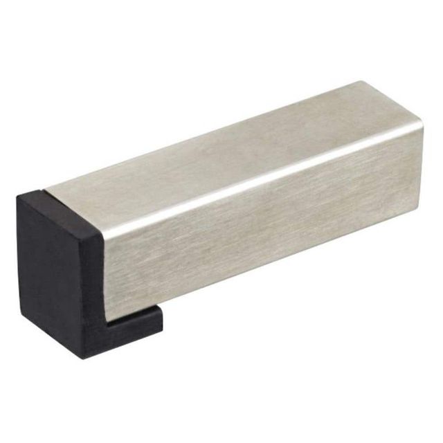 Trio Cech Cushion Doorstop Satin Chrome 75mm