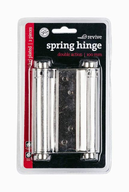Trio Warlan Spring Hinge Nickel Plated 100mm - CD2