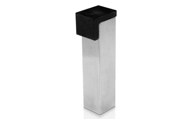 Trio Cech Door Stop Satin Chrome 75mm
