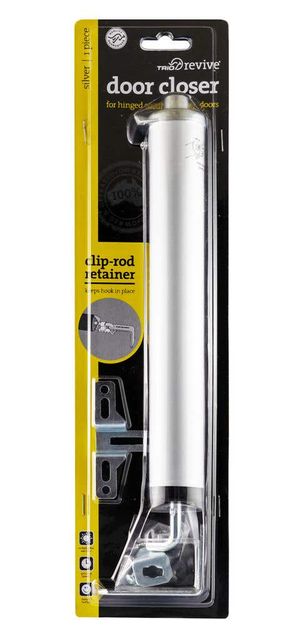 Trio Screen Door Closer Silver