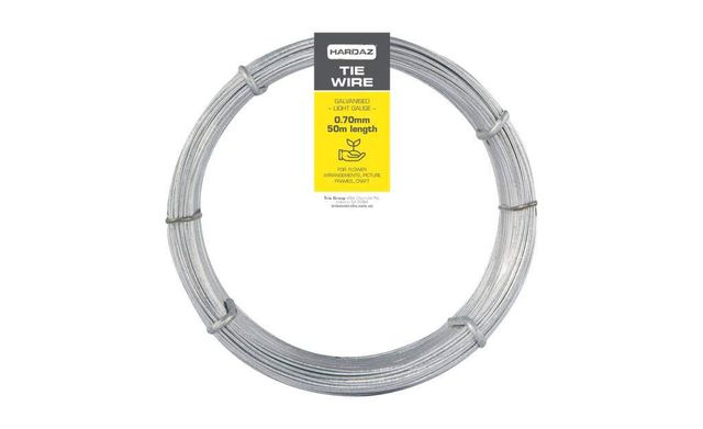 Trio Hardaz Tie Wire Dispenser Pack Galvanised 0.70mm x 50m