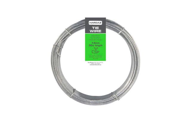 Trio Hardaz Tie Wire Dispenser Pack Galvanised 1.60mm x 30m