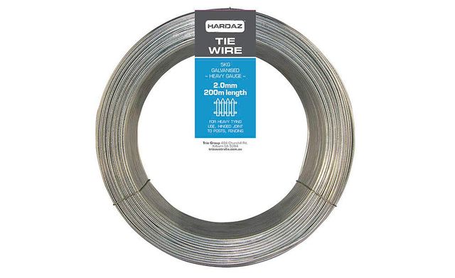 Trio Hardaz Tie Wire Galvanised 2.0mm x 200m 5kg