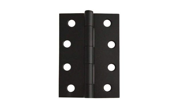 Trio Butt Hinge Light & Narrow Black 100 x 75 x 1.6mm