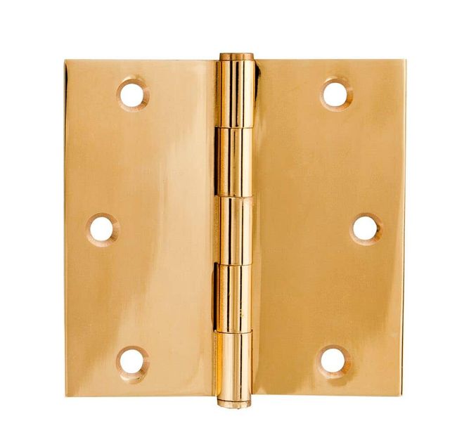 Trio Door Hinge Solid Brass 90 x 50 x 1.90mm - 2 Pack