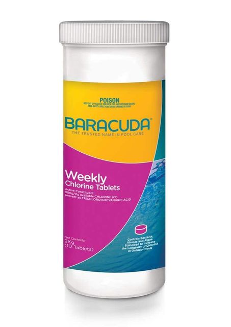 Baracuda Weekly Chlorine Tablets 2KG