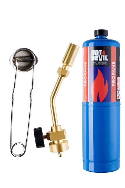 Hot Devil Propane Torch Kit with Hand Sparker