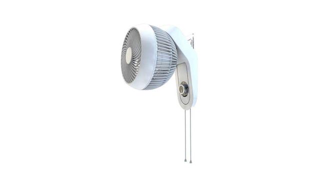 Onix Air Circulator Pull Cord Wall Fan 22cm