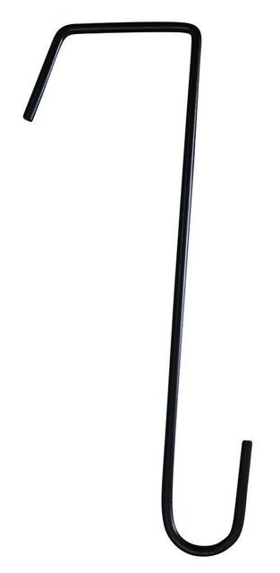 Hanging Basket "J" Hook Black 45cm