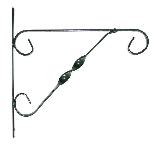 Mezina Hanging Basket Bracket Green 25cm