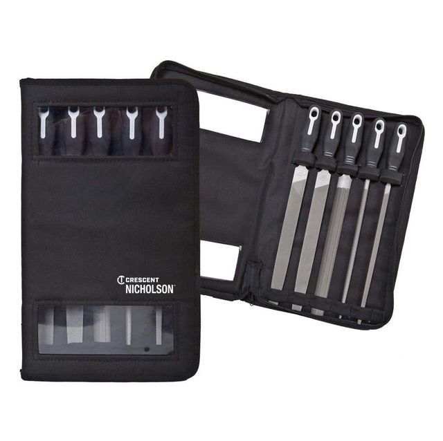 Crescent Nicholson 5 Pc. 200mm/8" File Set In Zippered Case Nfs58