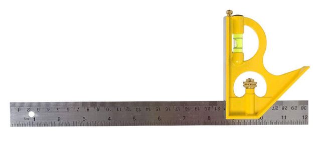 Crescent Lufkin Combination Square Stainless Steel 300mm/12"