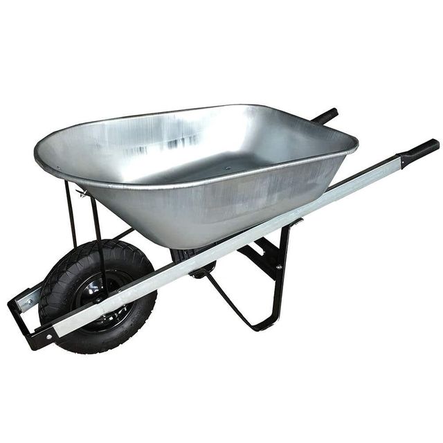 Built Wheelbarrow Galvanised Tray 80lt