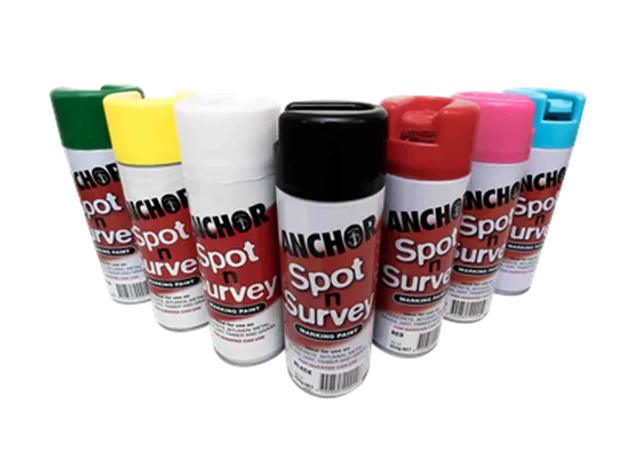 Anchor Spot & Survey Red Spray Paint 350g