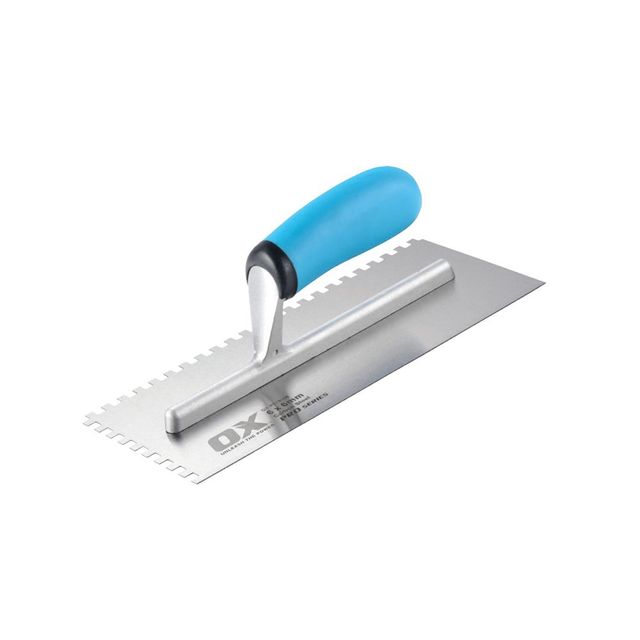 Ox Professional 6X6 Notch Trowel Ox-P013406