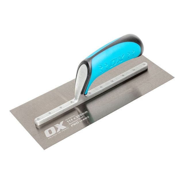 Ox Finishing Trowel Stainless Steel 114mm x 280mm