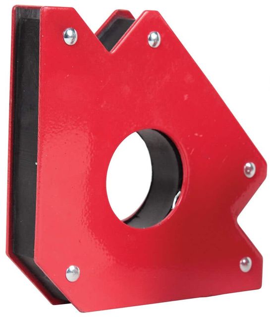Magnetic Square Red Arrow 5"