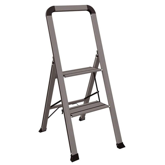Faulkner 2 Step Euro Ladder 100kg Domestic Dark Grey