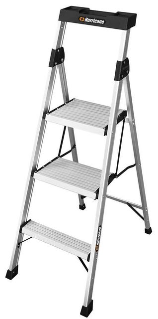 Hurricane™ 3 Step Dual Platform Ladder 120kg Domestic