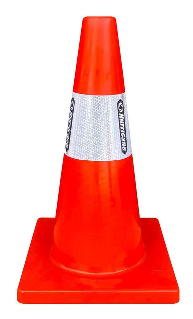 Hurricane Safety Traffic Cone with Reflective Tape 450mm