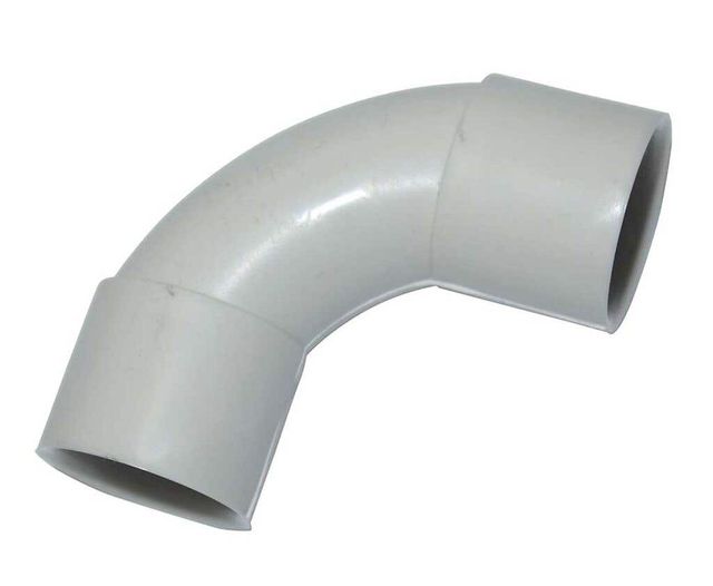 Tripac Solid Elbow Grey 25mm