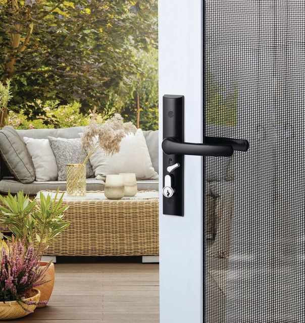 Yale Quattro Screen Door Lock Black