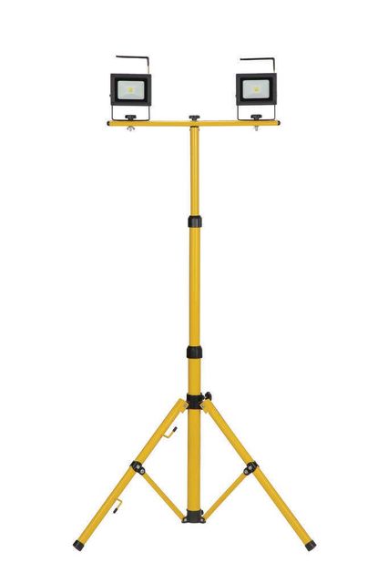 Mirabella LED Rechargeable Tripod Work Light 2 x 10W