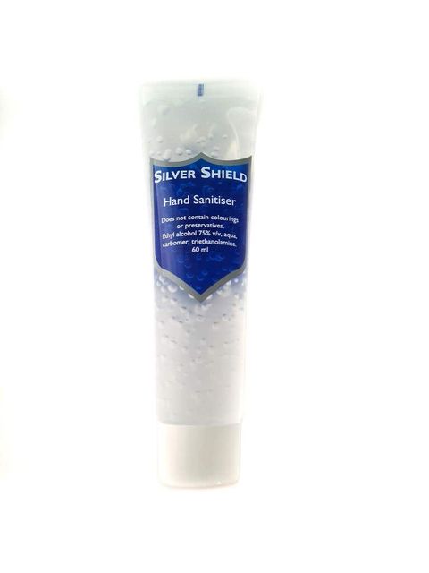 Silver Shield Hand Sanitiser Gel 75% Alcohol 60ml