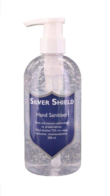 Silver Shield Hand Sanitiser Gel 75% 500ml