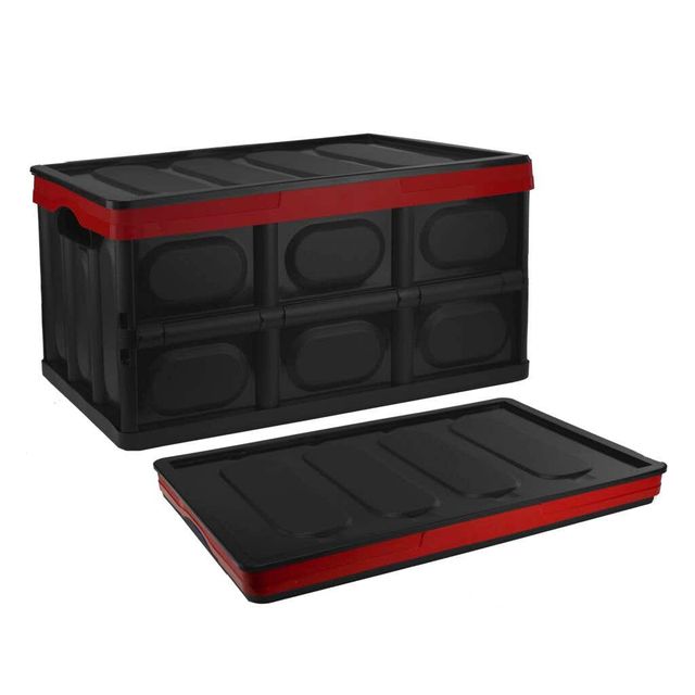 Buy Right Collapsible Storage Box Black/Red 116L