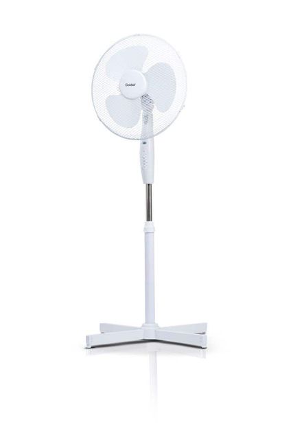 Goldair Pedestal Fan with Remote White 40cm