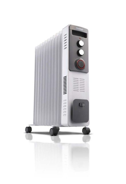 Goldair 11 Fin 2400W Dual Technology Oil Column Heater with Timer
