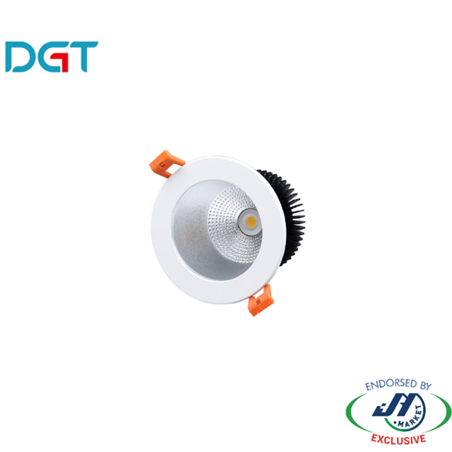 DGT 10W Alluminum Anti-glare 5000k Cool White LED Downlight