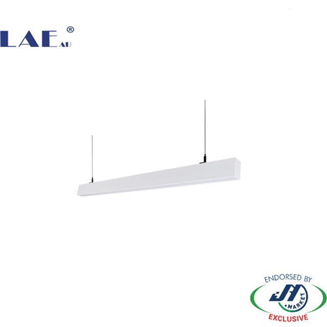 LAE 35W 4000k Neutral White LED Linear Light Lens in White