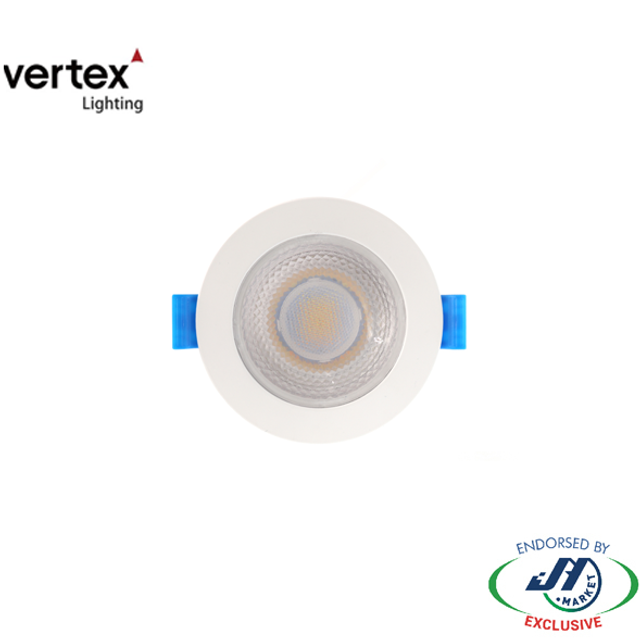 Vertex 10W Tricolour Diffuser LED Downlight