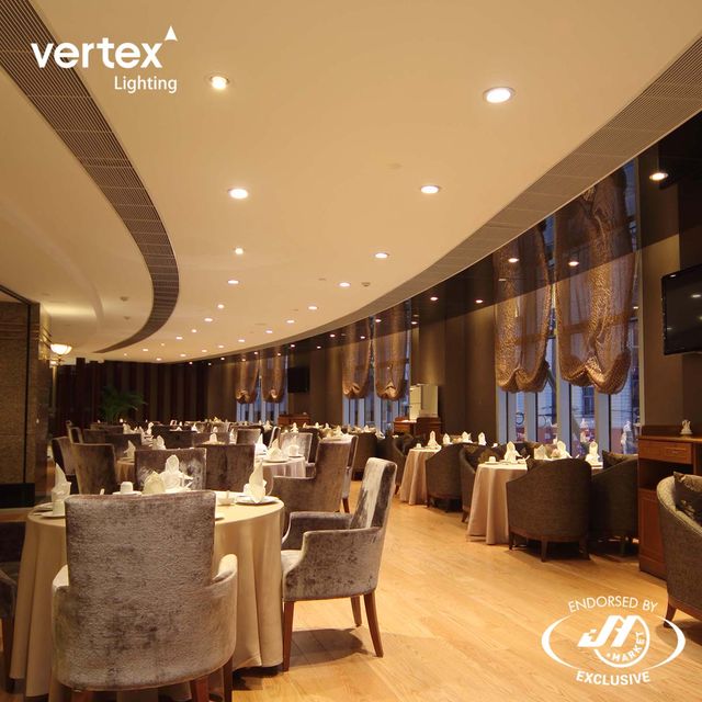 Vertex 8W Weather Resistant (IP54) 3000k Warm White LED Downlight