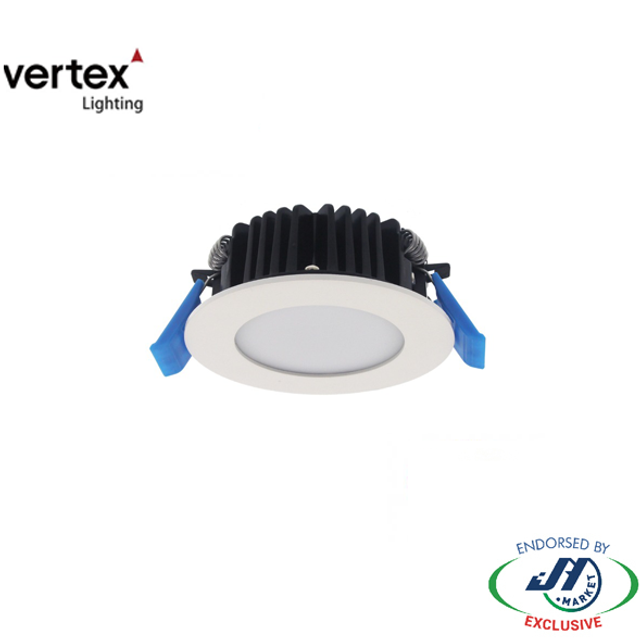 Vertex 8W Weather Resistant (IP54) 4000k Neutral White LED Downlight