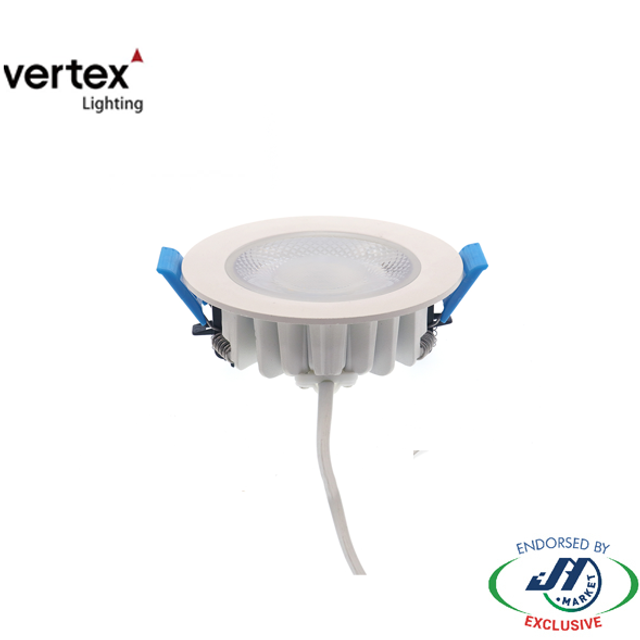 Vertex 12W 3000k Warm White LED Downlight